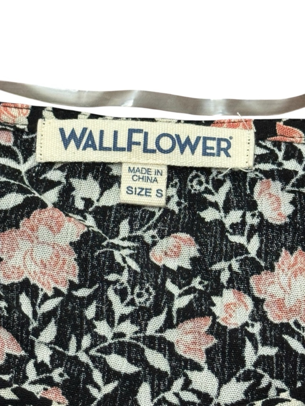 Bundle Deal - Wallflower Black Floral Dress Small + Zara Belt - Picture 10 of 10